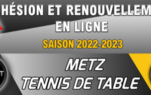 LANCEMENT DES INSCRIPTIONS 2022/2023 EN LIGNE