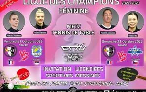 📨 Invitation Ligue des Champions 🏓🔥