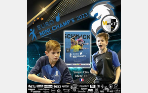 🔥🏓infos Euro Mini Champ's 2023 🏓🔥