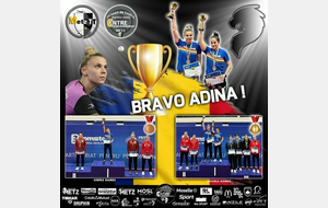 👏👏Bravo Adina 🏓  🏆🥇🥉