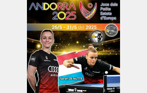 🏓🇱🇺 Sarah De Nutte sous les couleurs du Luxembourg aux Jeux des Petits États d’Europe.