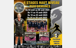 ⚠️Dates de stage pour les vacances d’ÉTÉ🤩!!