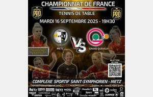 🏓🔥 1ère Journée du Championnat de France PRO Dames 🔥🏓