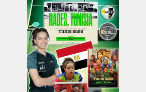 🇪🇬 Hana Goda en route pour les Championnats d’Afrique 2025 ! 🌍🏓