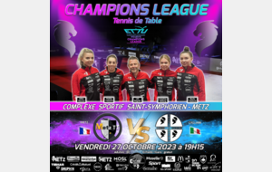 ETTU Champions League Metz TT vs Cagliari