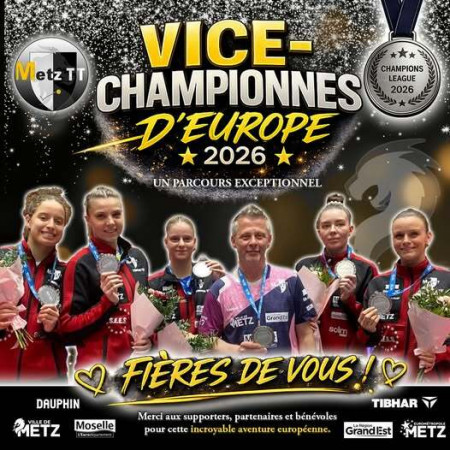 🏓💙 L’aventure européenne s’arrête aux portes du rêve… mais quelle aventure ! 💙🏓