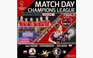 🏓🔥 MATCH DAY – FINALE DE LA CHAMPIONS LEAGUE ! 🔥🏓