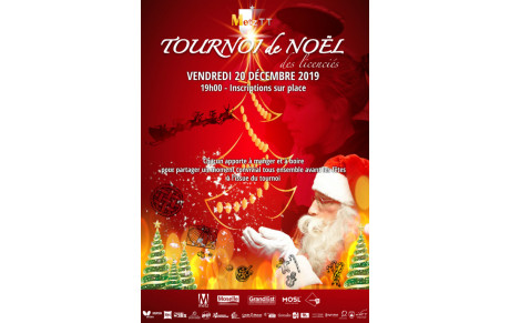 TOURNOI de NOËL des LICENCIÉS