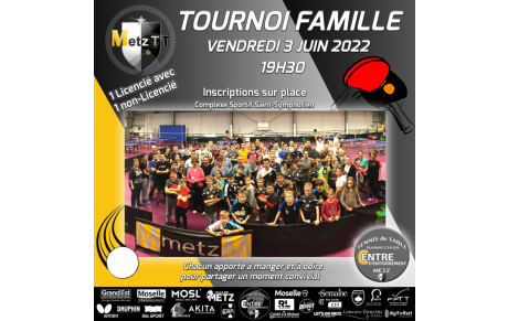 😍 TOURNOI FAMILLE 😍