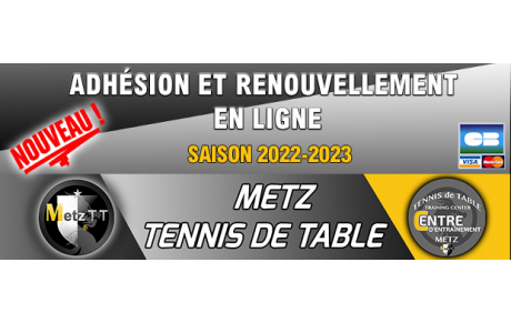 LANCEMENT DES INSCRIPTIONS 2022/2023 EN LIGNE