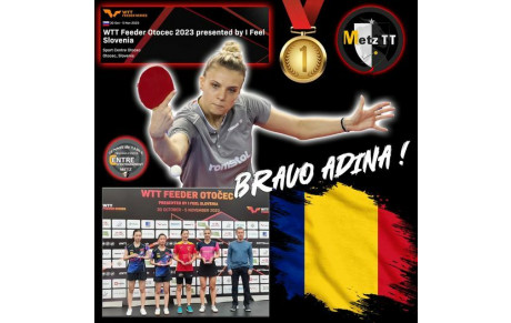 🏓 Bravo Adina ! 🥇🏆