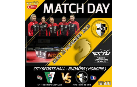 🏓Match Day Ligue des Champions 🔥