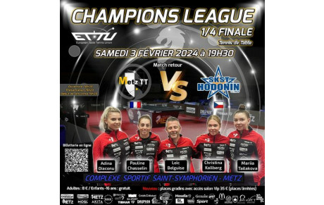 🔥🏓 1/4 DE FINALE LIGUE DES CHAMPIONS 🏓🔥