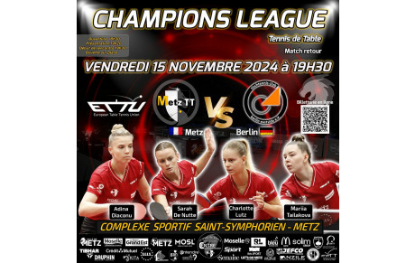 🏓🔥🇪🇺 LIGUE DES CHAMPIONS 🇪🇺🔥🏓