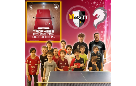 🏓Trophées Poussins/Benjamins 2024/2025 😍