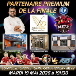 🍫🏓 PARTENAIRE PREMIUM DE LA FINALE PRO A DAMES 🏓🍫