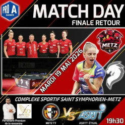 🏓🔥 MATCH DAY – FINALE RETOUR ! 🔥🏓