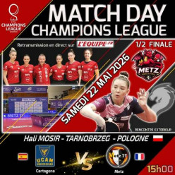 🏓🔥 MATCH DAY – DEMI-FINALE DE LIGUE DES CHAMPIONS ! 🔥🏓