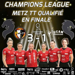 🏆🔥 METZ TT EN FINALE DE LA CHAMPIONS LEAGUE ! 🔥🏆