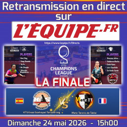 🏓🔥 LA FINALE, C’EST AUJOURD’HUI ! 🔥🏓